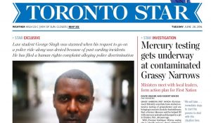 Toronto Star front page Tuesday June 28 2016